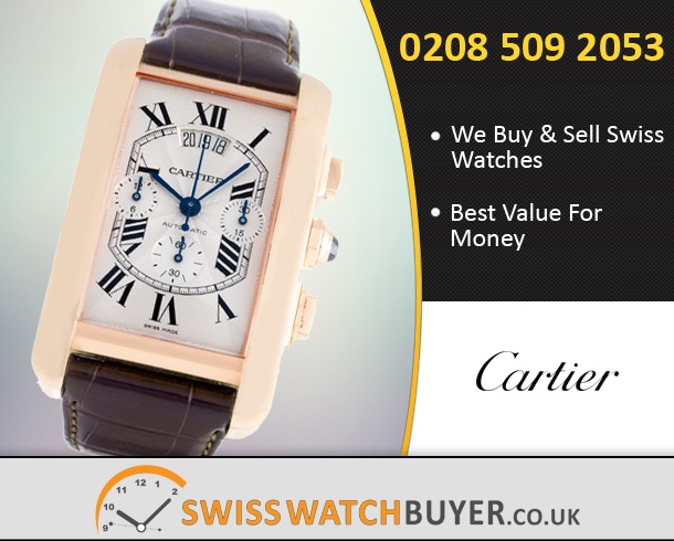 Sell Your Cartier Tank Americaine Watches