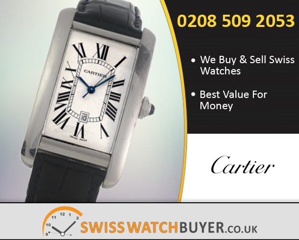 Sell Your Cartier Tank Americaine Watches