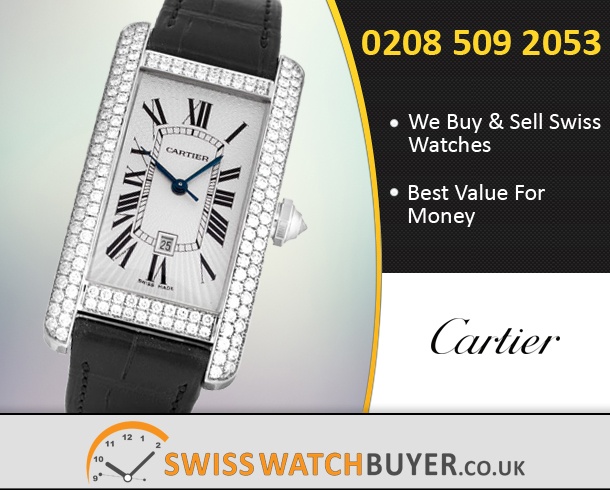 Sell Your Cartier Tank Americaine Watches