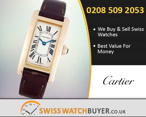 Sell Your Cartier Tank Americaine Watches