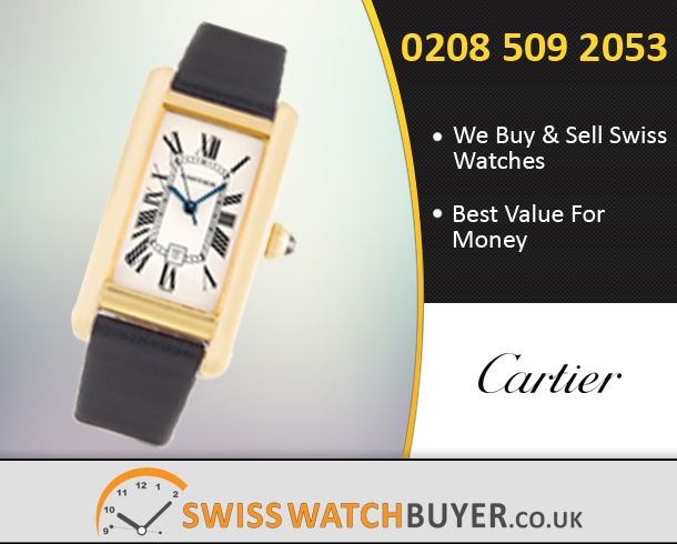 Sell Your Cartier Tank Americaine Watches