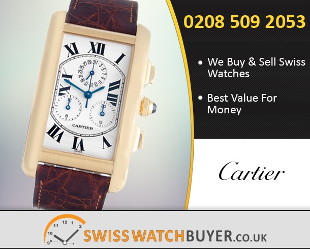 Sell Your Cartier Tank Americaine Watches