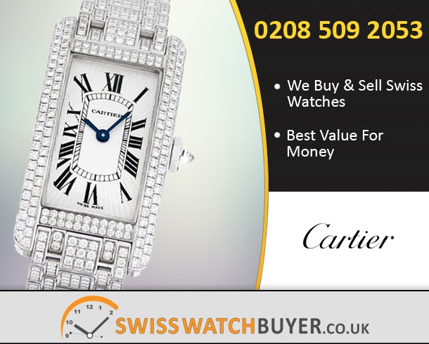 Sell Your Cartier Tank Americaine Watches