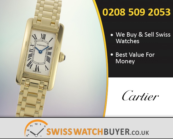 Sell Your Cartier Tank Americaine Watches