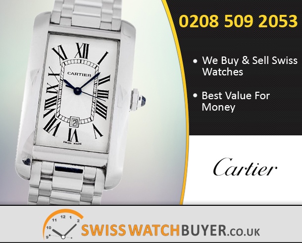 Sell Your Cartier Tank Americaine Watches