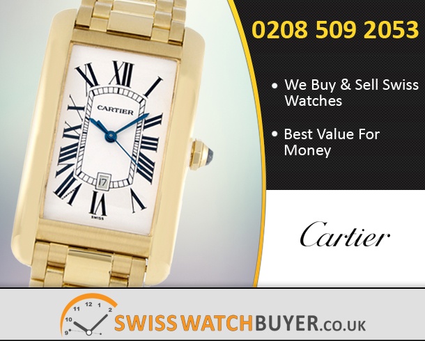 Sell Your Cartier Tank Americaine Watches