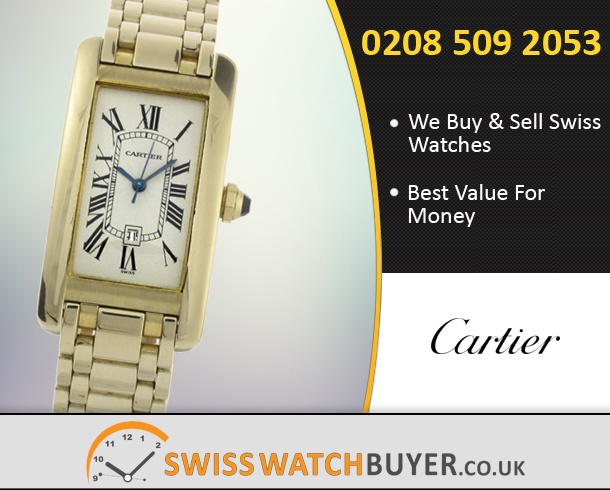 Sell Your Cartier Tank Americaine Watches