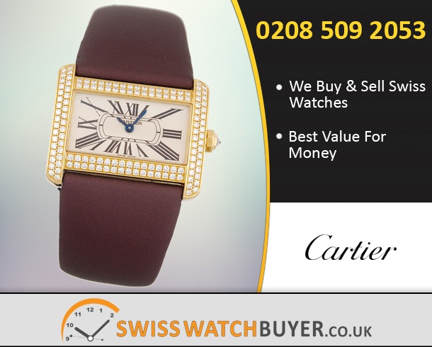 Sell Your Cartier Tank Divan Watches