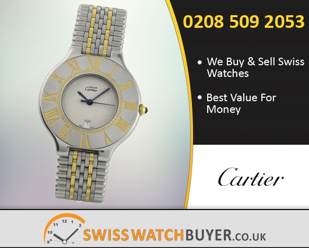 Buy or Sell Cartier Must 21 Watches Buy or Sell Cartier Must 21 Watches