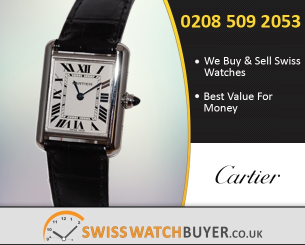 Sell Your Cartier Tank Louis Watches