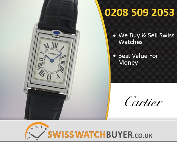 Sell Your Cartier Tank Basculante Watches