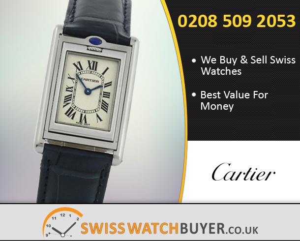 Sell Your Cartier Tank Basculante Watches