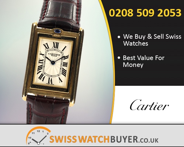 Sell Your Cartier Tank Basculante Watches