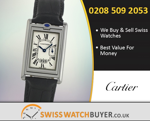 Sell Your Cartier Tank Basculante Watches