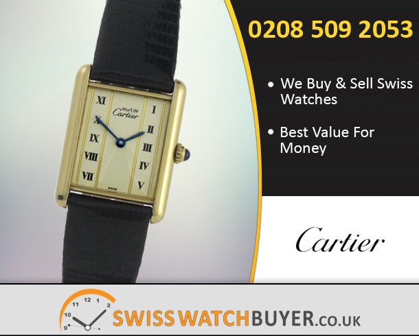 Buy Cartier Tank Vermeill Watches