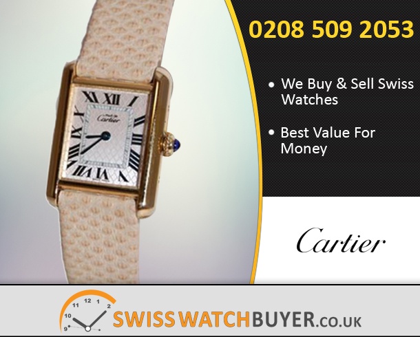 Sell Your Cartier Tank Vermeill Watches
