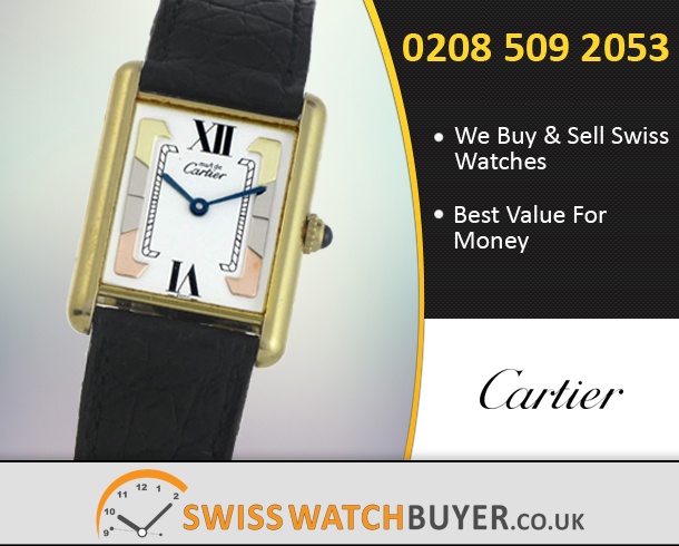 Sell Your Cartier Tank Vermeill Watches