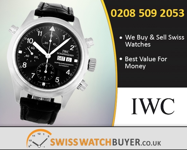 Pre-Owned IWC Pilots Double Chrono Watches